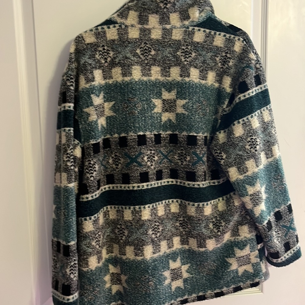 L.L. Bean Multicolor Teddy Jacket - Picture 5 of 6